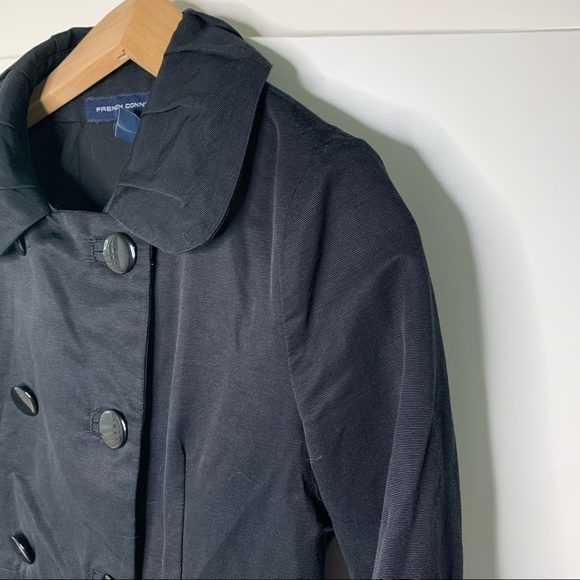 French Connection Gathered Collar Double Breasted Blazer - Picture 2 of 11